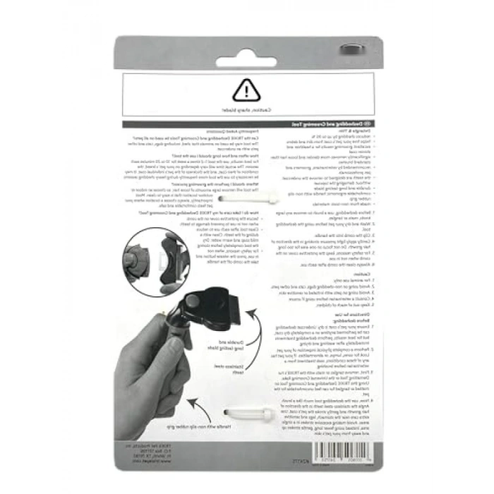 Köpek Alt Kürk Tarağı - 11x15 cm