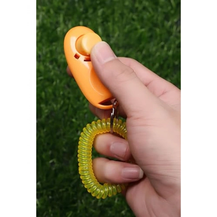 Köpek Eğitim Clicker Aparatı - Tuvalet Eğitimi İçin