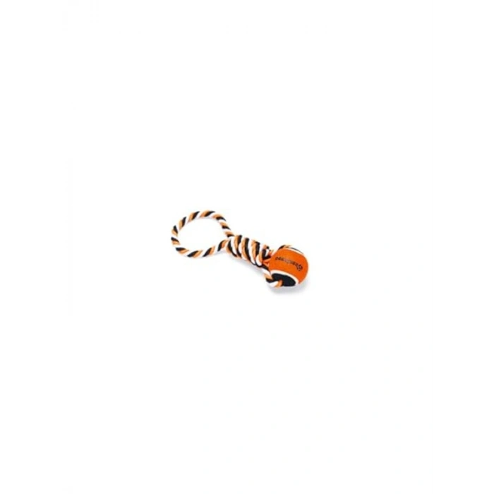 Köpek Oyuncağı, Diş İpi Tutamaçlı Tenis Topu, 30x7x6,3cm, 135gr