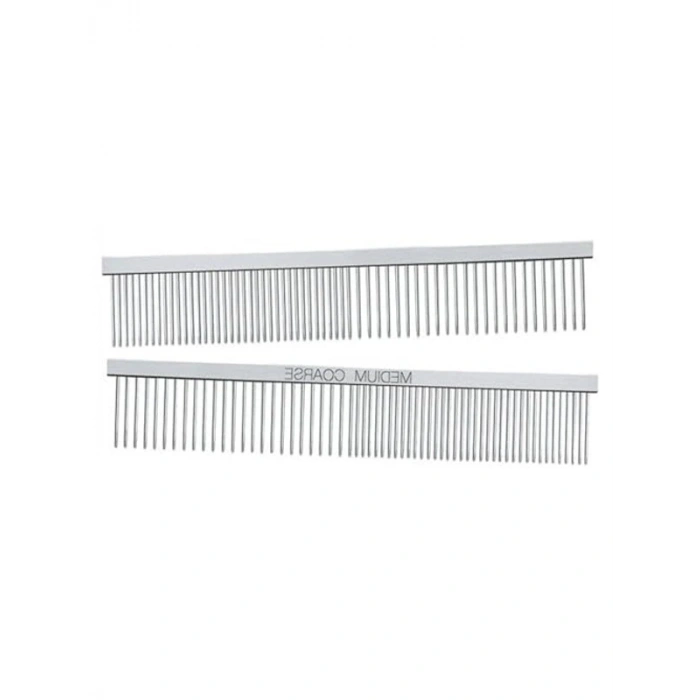 Köpekler İçin Avrupa Tarzı Tarak, Medium/Coarse Boyut