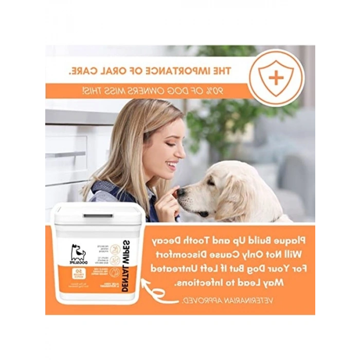 Köpekler İçin Diş Mendilleri