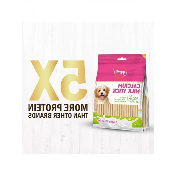 Köpekler için kalsiyumlu sütlü ödül çubukları, 270 gr