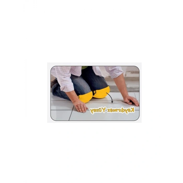 Körüklü Kauçuk Dizlik, 1 Çift, Konforlu ve Dayanıklı