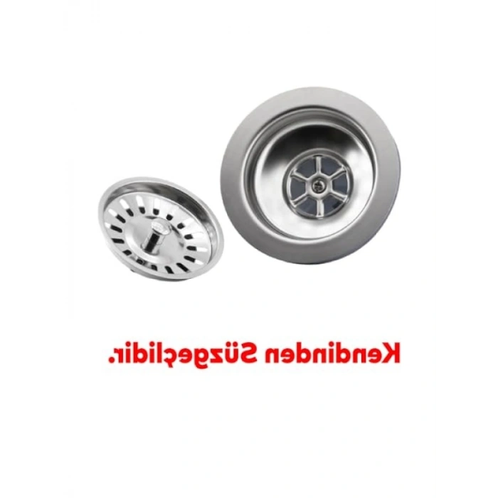 Körüklü Süzgeçli İşyeri Yemekhane Evye Sifonu - 15-35 cm