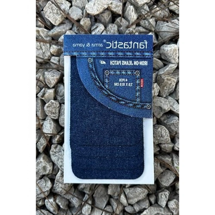 Kot Arma Patch Seti, 4lü Paket ile Denim Onarım Ürünü