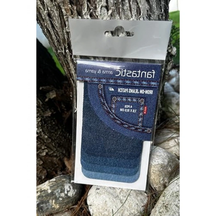 Kot Arma Patch Seti, 4lü Paket ile Denim Onarım Ürünü