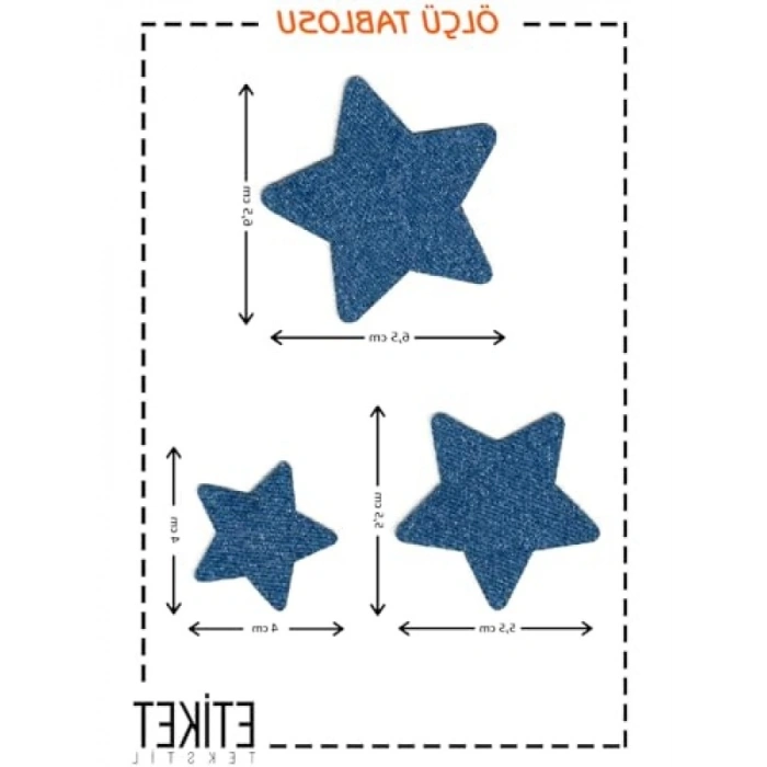 Kot Arma Patch Yıldız Onarım ve Dekoratif Yama