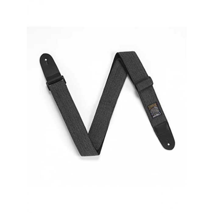 Kot Görünümlü Siyah Gitar Kayışı
