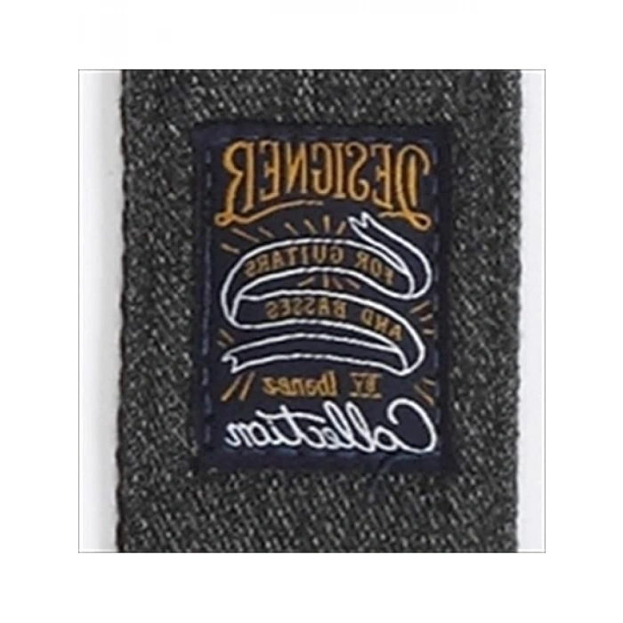 Kot Görünümlü Siyah Gitar Kayışı