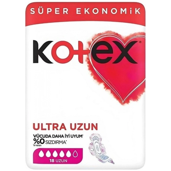 Kotex Ultra Uzun Ped 18 Adet