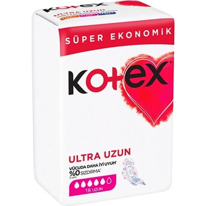 Kotex Ultra Uzun Ped 18 Adet