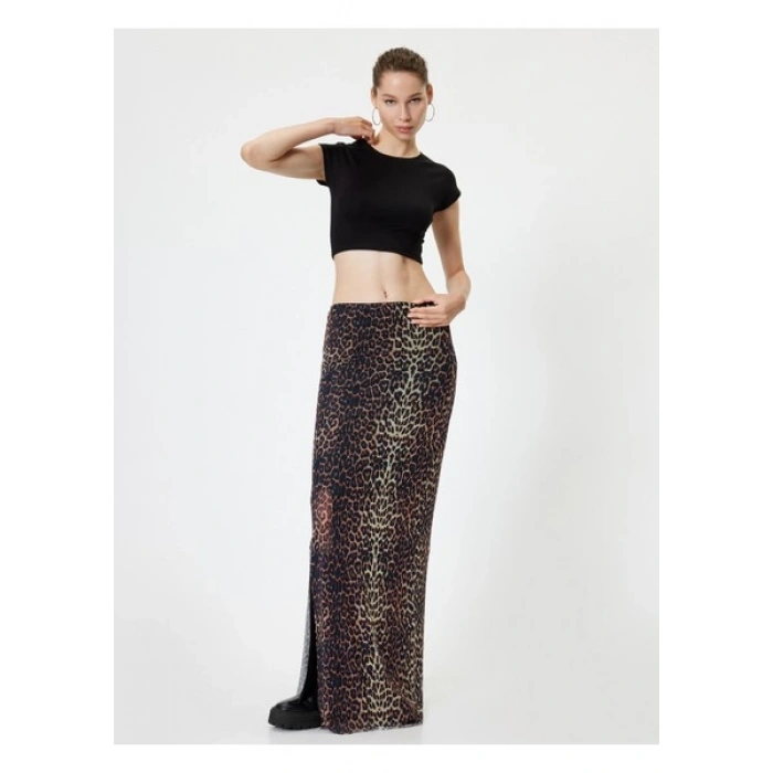 Koton Basic Tişört Kap Kol Bisiklet Yaka Modal Karışımlı Slim Fit