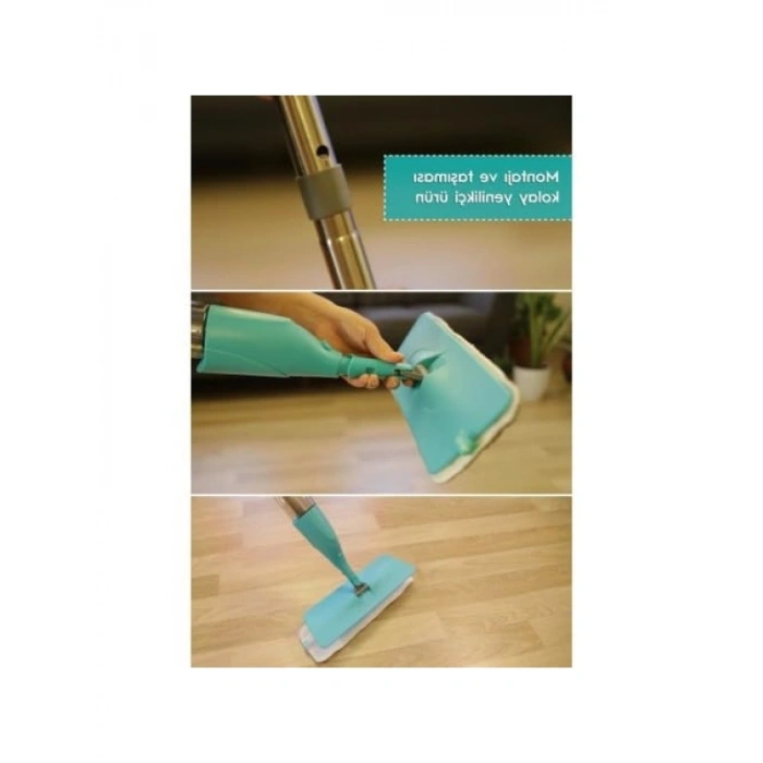 Kovasız Mikrofiber Mop Temizlik Seti