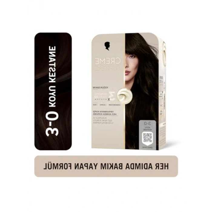 Koyu Kestane Saç Boyası 3-0