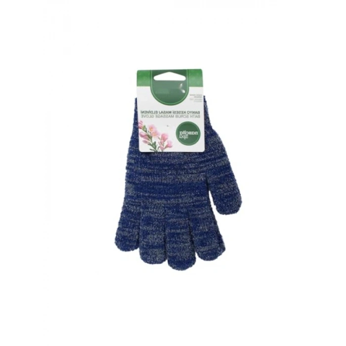 Koyu Mavi Duş Eldiveni