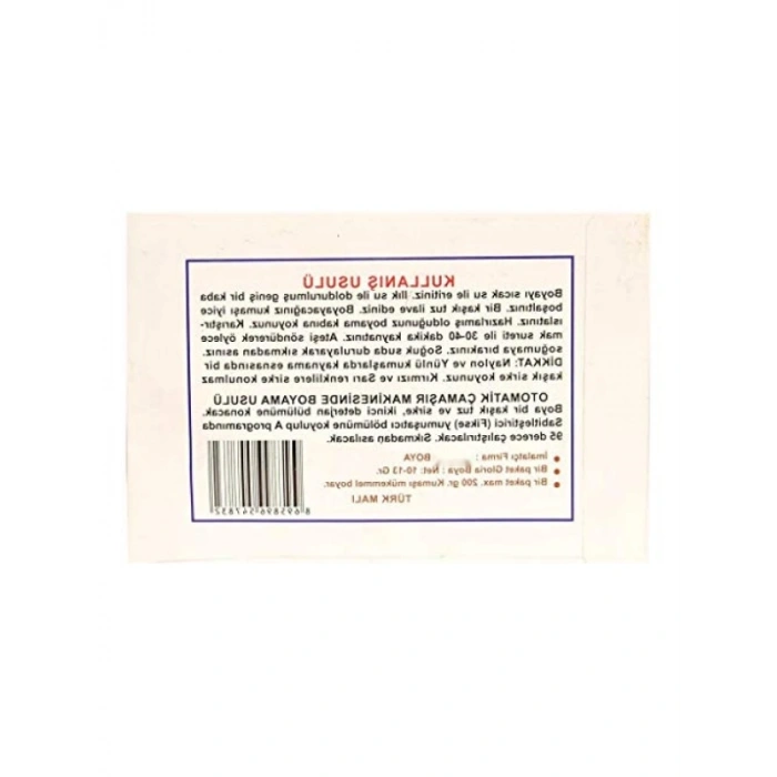 Koyu Mavi Kumaş Boyası 10 Gr Paket