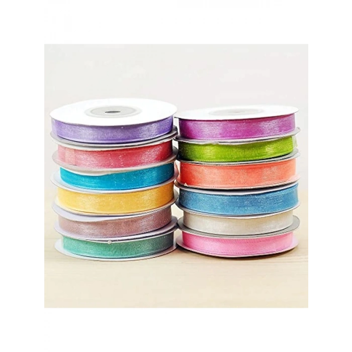 Koyu Pembe Organze Kurdele - 20 Metre