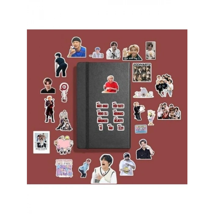 Kpop Temalı Defter Çıkartma Seti, Bullet Journal Sticker