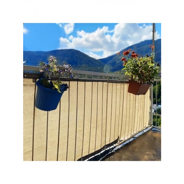 Krem Renk Çit Filesi - %95 Görüntü Kesme Kapasitesi