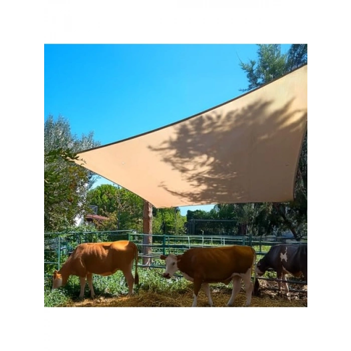 Krem Renk Çit Filesi - %95 Görüntü Kesme Kapasitesi