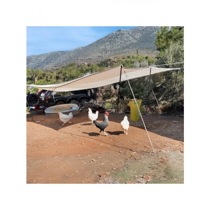 Krem Renk Çit Filesi - %95 Görüntü Kesme Kapasitesi