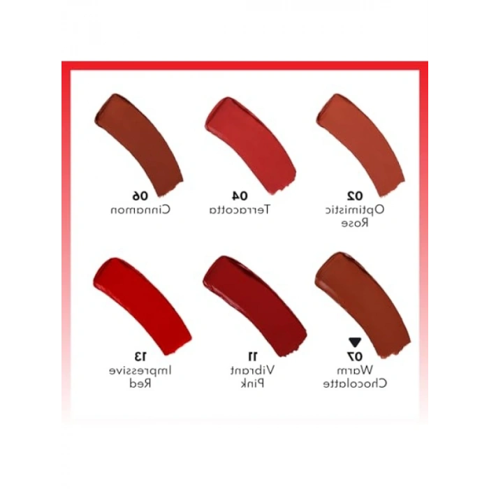 Kremsi Dokulu Yarı Parlak Ruj - 07 Warm Chocolate