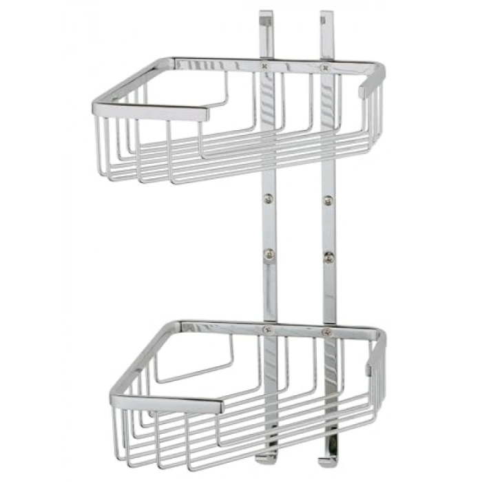 Krom Görünümlü İkili Köşe Malzemelik - Şık Tasarım