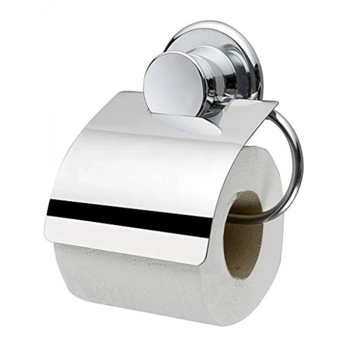 Krom Kapaklı Kendinden Yapışkanlı Tuvalet Kağıtlık