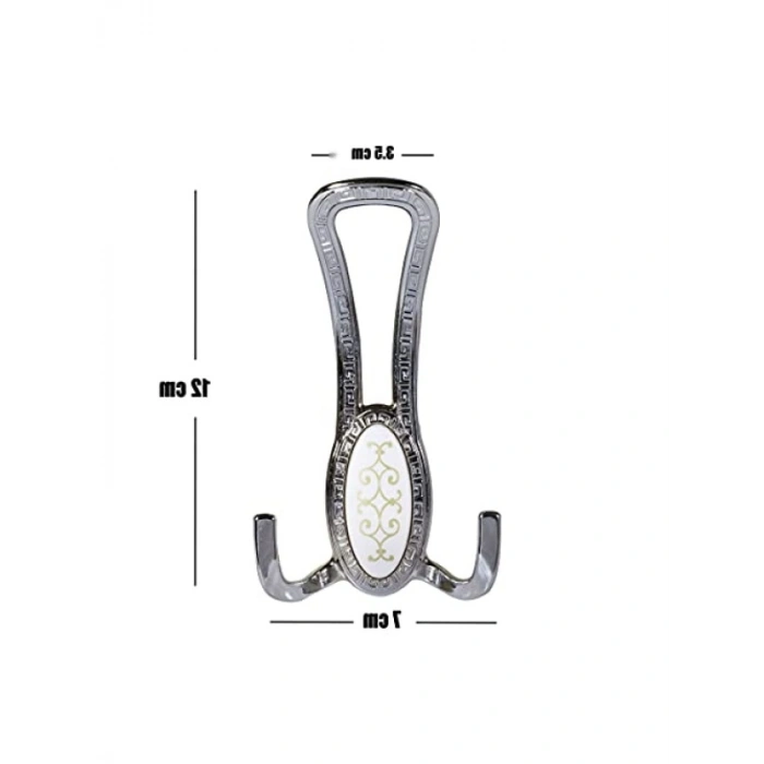 Krom Kaplama Duvar Askısı - 4 Adet