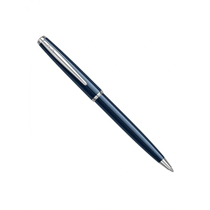 Krom Kaplama Lacivert Tükenmez Kalem