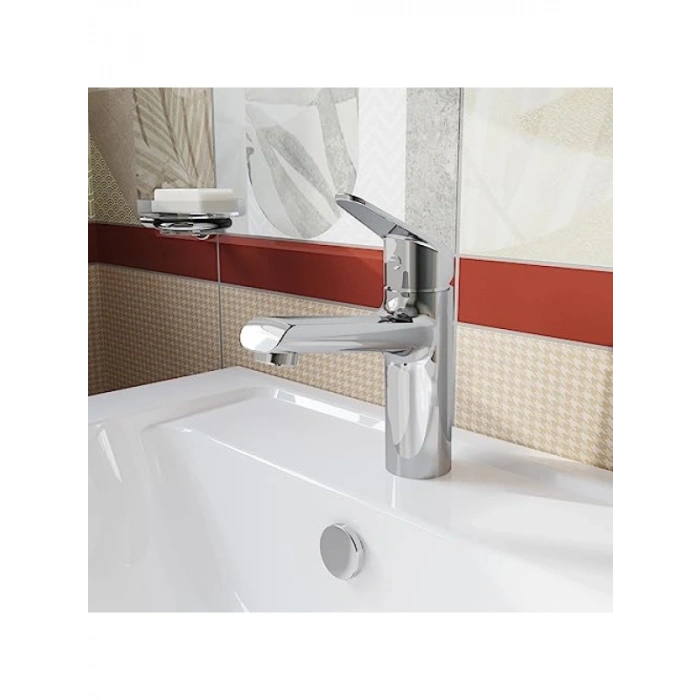 Krom Kaplama Lavabo Bataryası - 124 mm Çıkış Ucu