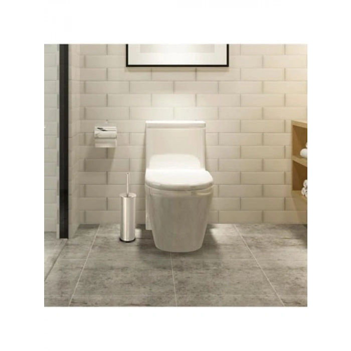 Krom Kaplama Metal WC Fırçası