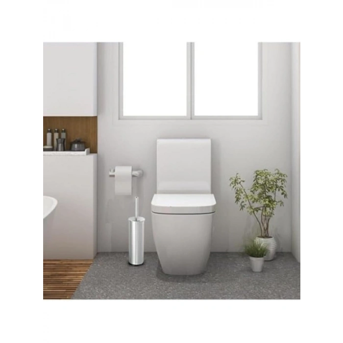 Krom Kaplama Metal WC Fırçası