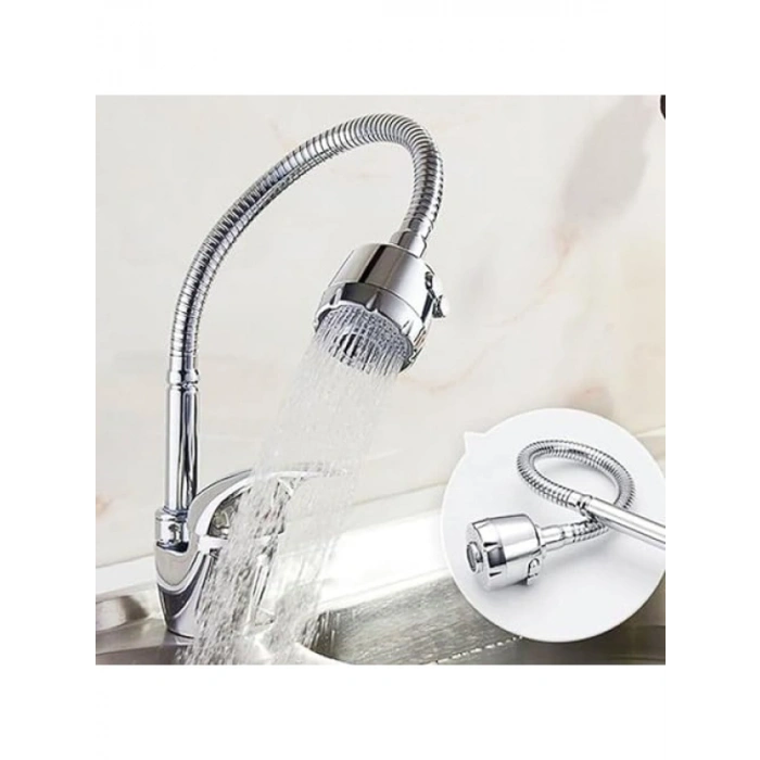 Krom Kaplama Mutfak Musluk Bataryası