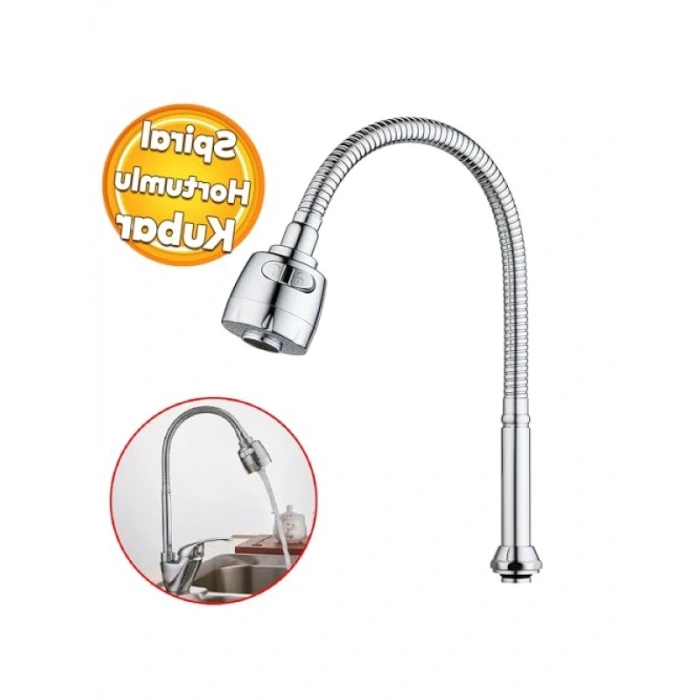 Krom Kaplama Mutfak Musluk Bataryası