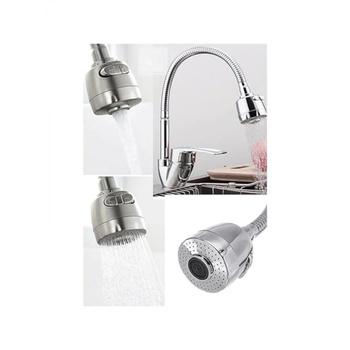 Krom Kaplama Mutfak Musluk Bataryası