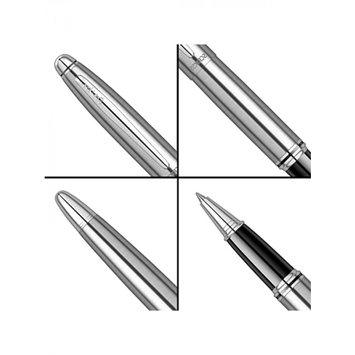 Krom Kaplama Roller Kalem - Paslanmaz Çelik Gövde