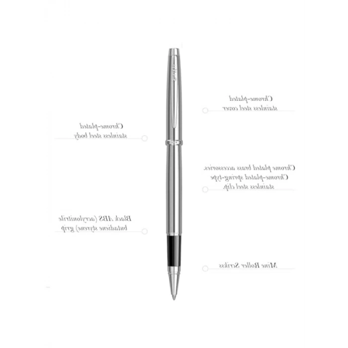 Krom Kaplama Roller Kalem - Şık Tasarım