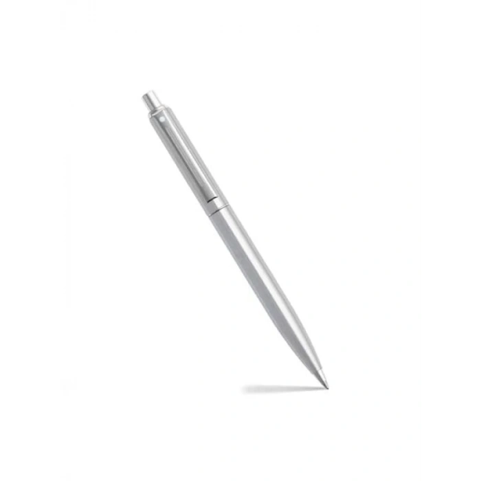 Krom Kaplama Tükenmez Kalem - Basmalı Mekanizma