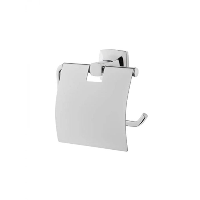 Krom Kaplama Tuvalet Kağıtlığı - Duvara Montaj Seti Dahil