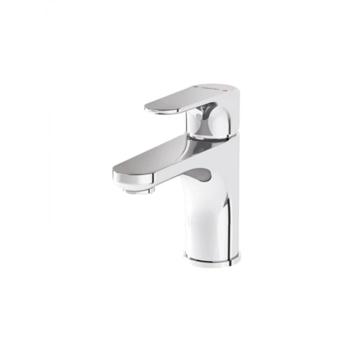 Krom Lavabo Bataryası - 120 mm Çıkış Ucu, 90 mm Yükseklik