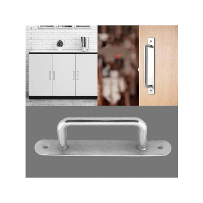 Krom Metal Çekme Kolu 18,5 cm Kapı Tutamağı