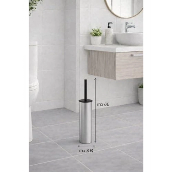 Krom Pedallı Çöp Kovası, 3 Lt, Eko Tasarım