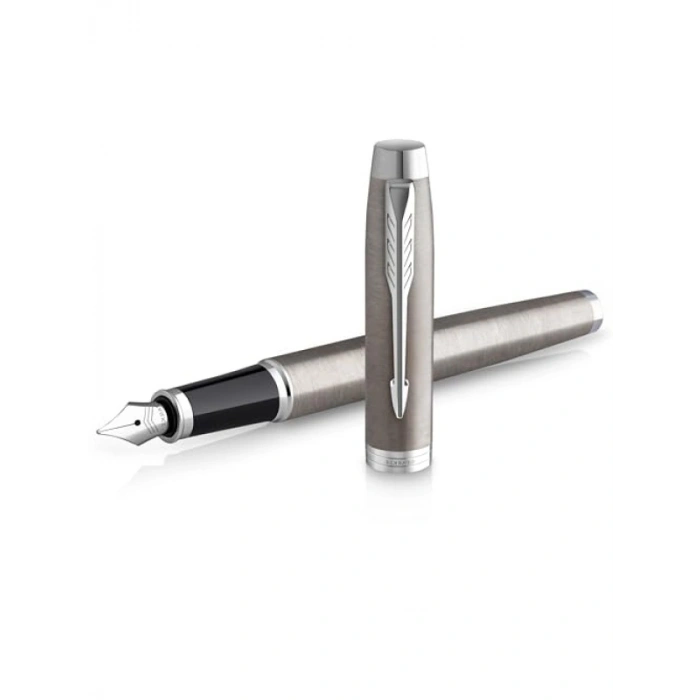 Krom Süslemeli Paslanmaz Çelik Dolma Kalem