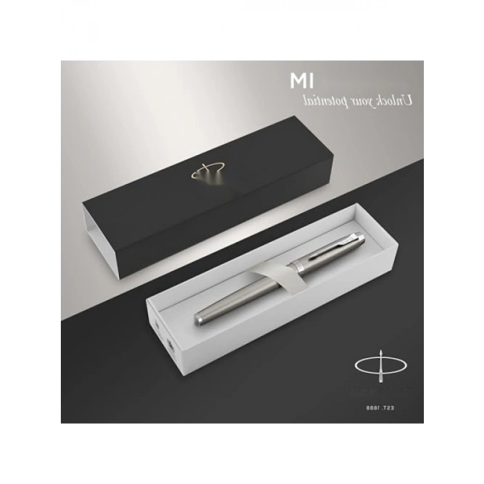 Krom Süslemeli Paslanmaz Çelik Dolma Kalem