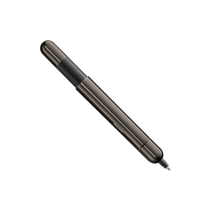 Krom Tasarımlı Mat Siyah Dolma Kalem, Orta Kalınlıkta Uç