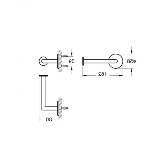 Krom Tuvalet Kağıtlığı - Modern Tasarım, Dayanıklı Malzeme
