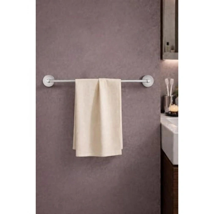 Krom Uzun Boy Banyo veya Mutfak Havlu Askılığı, Sağlam Tasarım