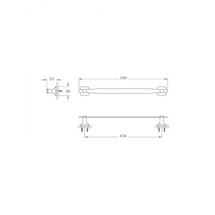 Krom Uzun Havluluk, VitrA Base 400 A44119 Modeli