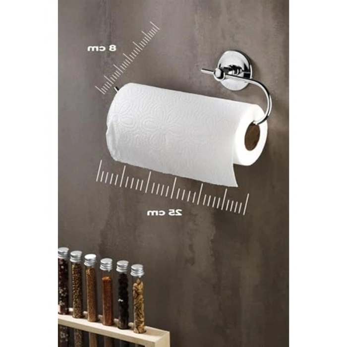 Krom Yapışkanlı Havlu Kağıdı Asacağı, Mutfak ve Banyo Kullanımı